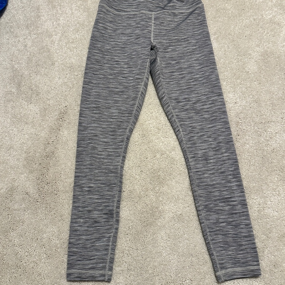 Athleta transcend Heather Gray Leggings